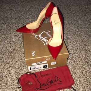 Christian Louboutin Iriza Red Patent Leather Pumps